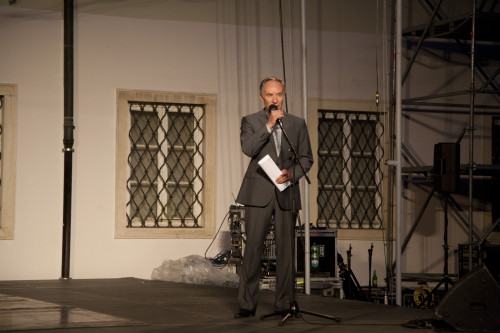 Drago Celizić, voditelj svečane priredbe (50. MSF Zagreb, 2016.)