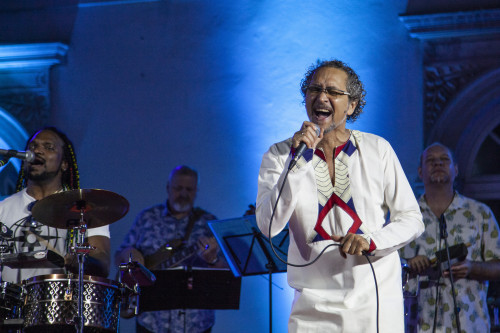 Fotografije s koncerta "Afro-karipski folklor uz Cubismo" benda Cubismo, 9. 7. 2020.