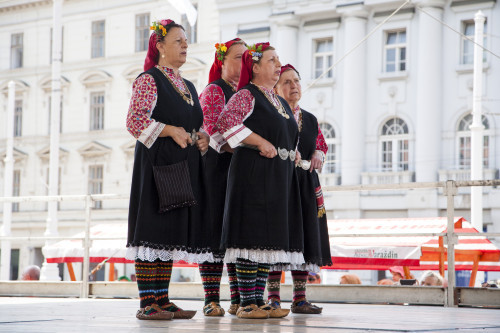 Folklorni ansambl ‘Bistrica’, Bistrica, Bugarska, (50. MSF Zagreb, 2016.), pozornica Trg bana Jelačića
